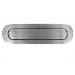 ENTREE COURRIER,DEMI-ROND,INOX 