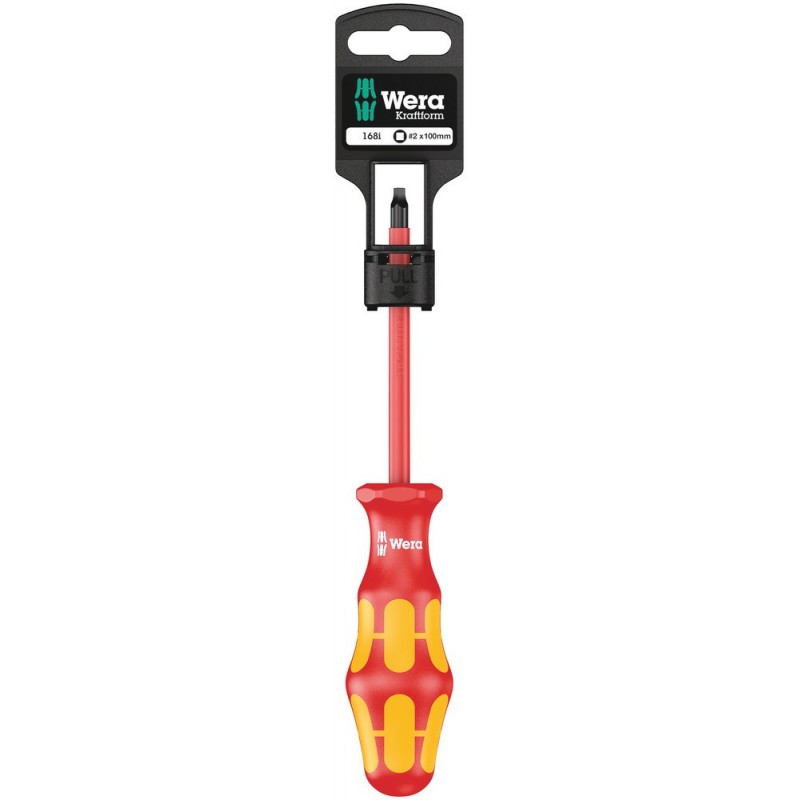 Wera 168i # 2 x 100 mm Hang-Tag VDE insulated screwdriver 