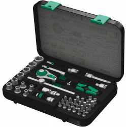 Wera 8100 SA 4 Zyklop Speed Ratchet Set 1/4" drive, imperial 