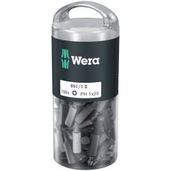 Wera 851/1 Z PH 1 x 25 mm DIY-Box Bits for Phillips screws 