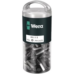 Wera 851/1 Z PH 2 x 25 mm DIY-Box Bits for Phillips screws 