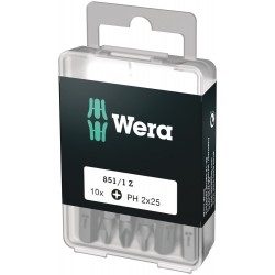 Wera 851/1 Z PH 2 x 25 mm DIY-Box Bits for Phillips screws DIY-Box 