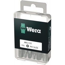 Wera 851/1 Z PH 3 x 25 mm DIY-Box Bits for Phillips screws DIY-Box 