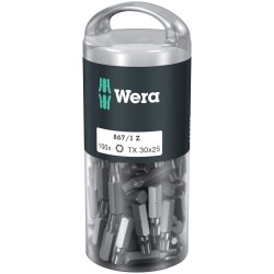 Wera 867/1 Z TX 30 x 25 mm DIY-Box Bits for TORX socket screws 
