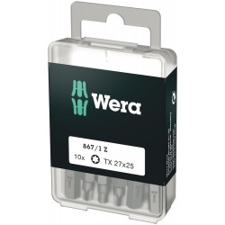 Wera 867/1 Z TX 27 x 25 mm DIY-Box Bits for TORX socket screws DIY-Box 