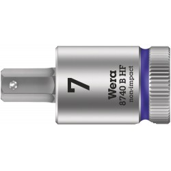 Wera 8740 B HF Hex-Plus SW 7,0 x 38,5 mm Zyklop bit socket with 3/8" drive holding function 