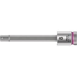 Wera 8740 B HF Hex-Plus SW 8,0 x 100 mm Zyklop bit socket with 3/8" drive holding function 
