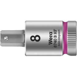 Wera 8740 B HF Hex-Plus SW 8,0 x 38,5 mm Zyklop bit socket with 3/8" drive holding function 