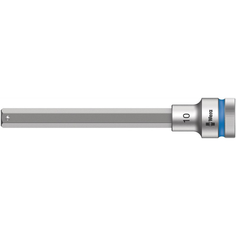 Wera 8740 C HF Hex-Plus SW 10,0 x 140 mm Zyklop bit socket with 1/2" drive holding function 