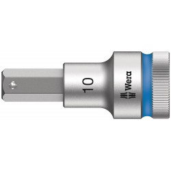 Wera 8740 C HF Hex-Plus SW 10,0 x 60 mm Zyklop bit socket with 1/2" drive holding function 